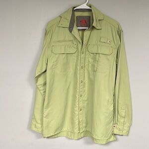 Dakota Grizzly Performance Moisture Wicking Vented Light Green Long Sleeve Shirt